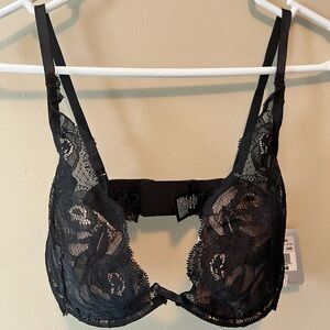 Calvin Klein Black Lace Underwire Bra